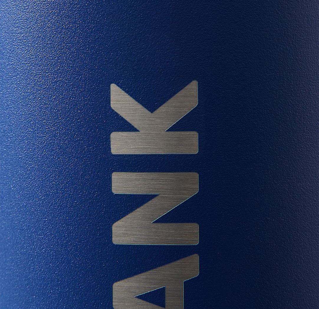 Bouteille personnalisée bleu marine de 750 ml