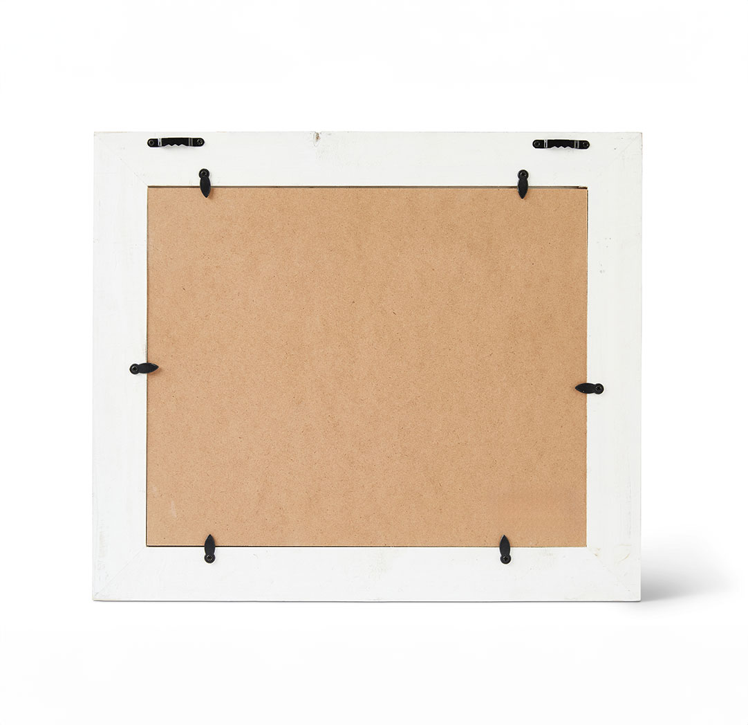 4x6 White Rustic Wood Frame (5)