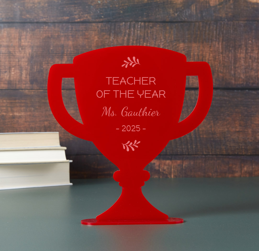 Acrylic Trophy - Red