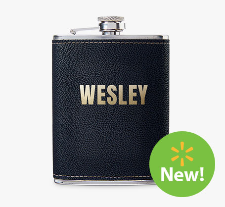 Personalized Leather Flasks