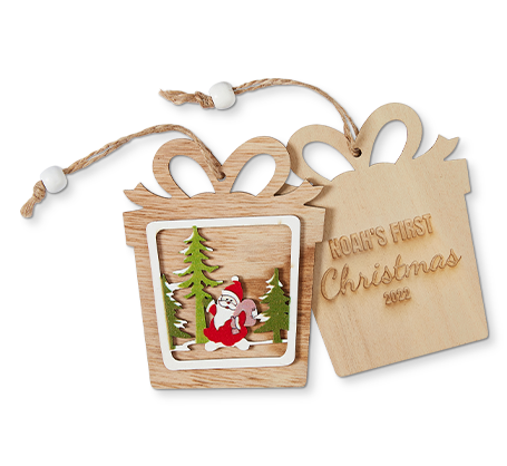 Personalized Wood Ornament - Gift