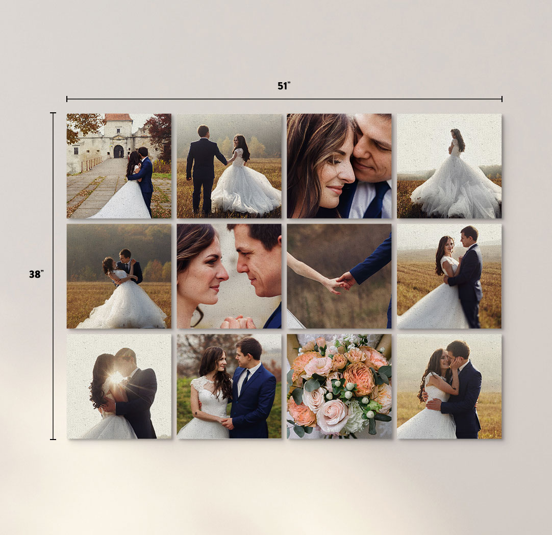 12x12 Premium Canvas - Set of 12