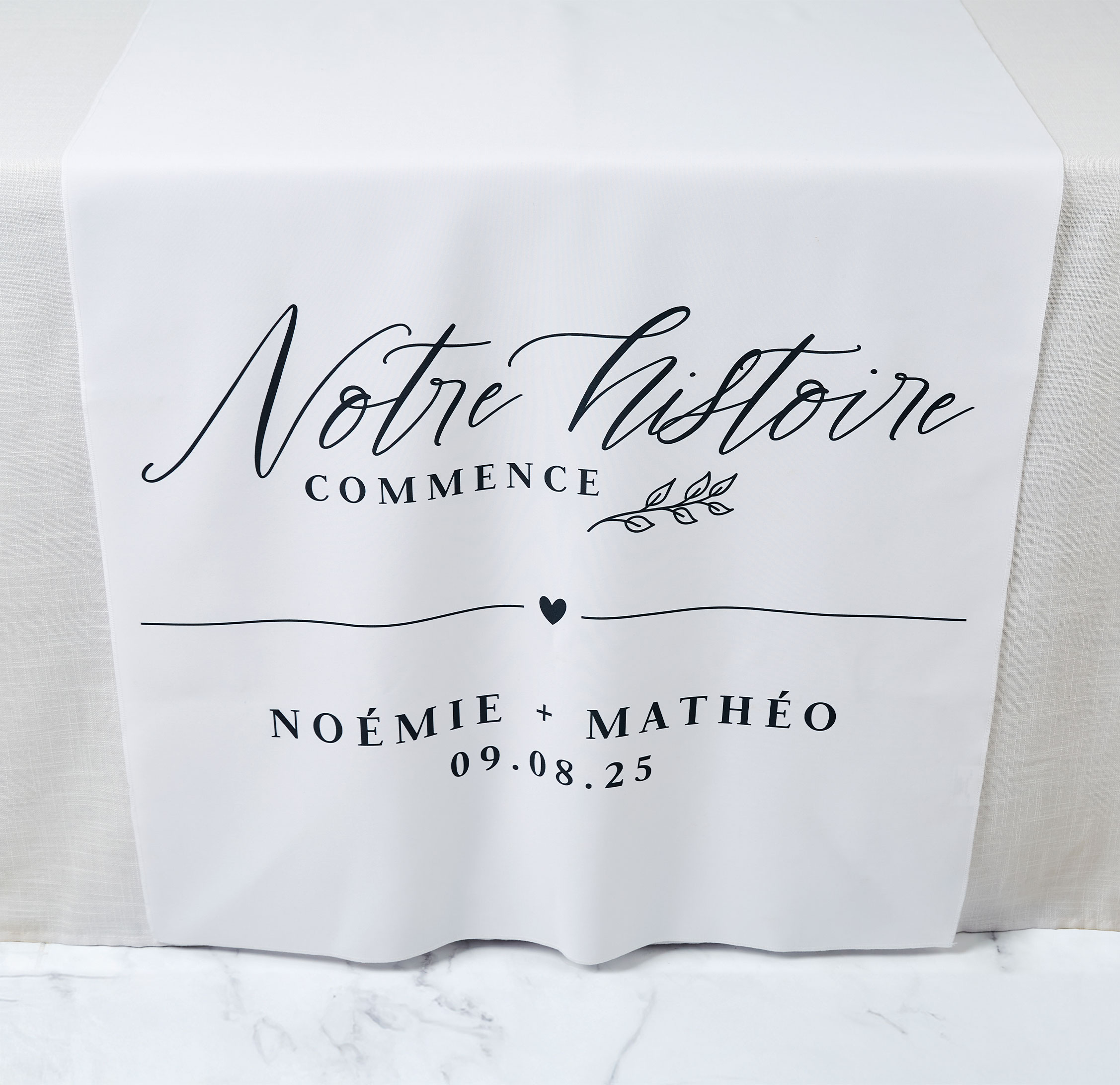 Chemin de table de 30 x 90 po