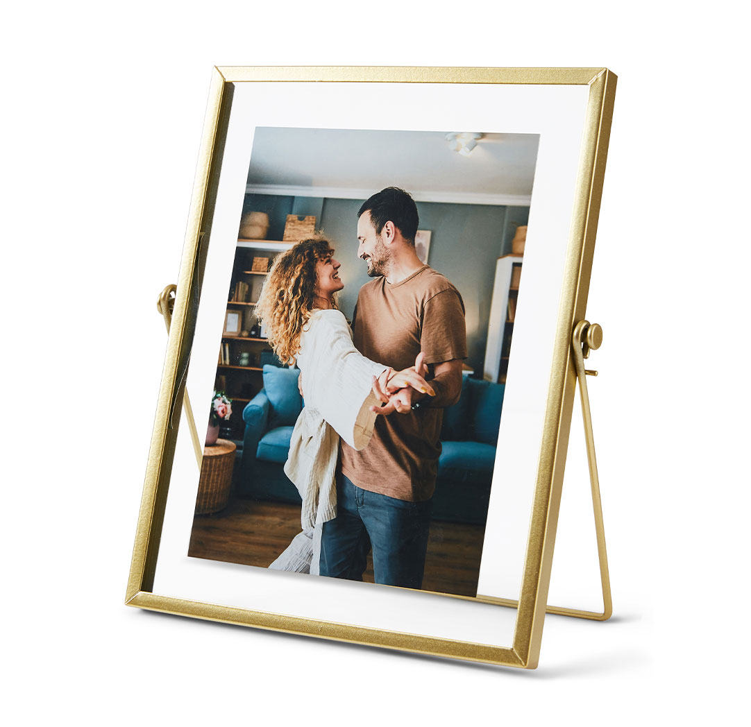 5x7 Gold Metal Frame