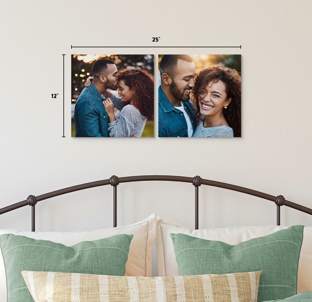 12x12 Premium Canvas - Set of 2
