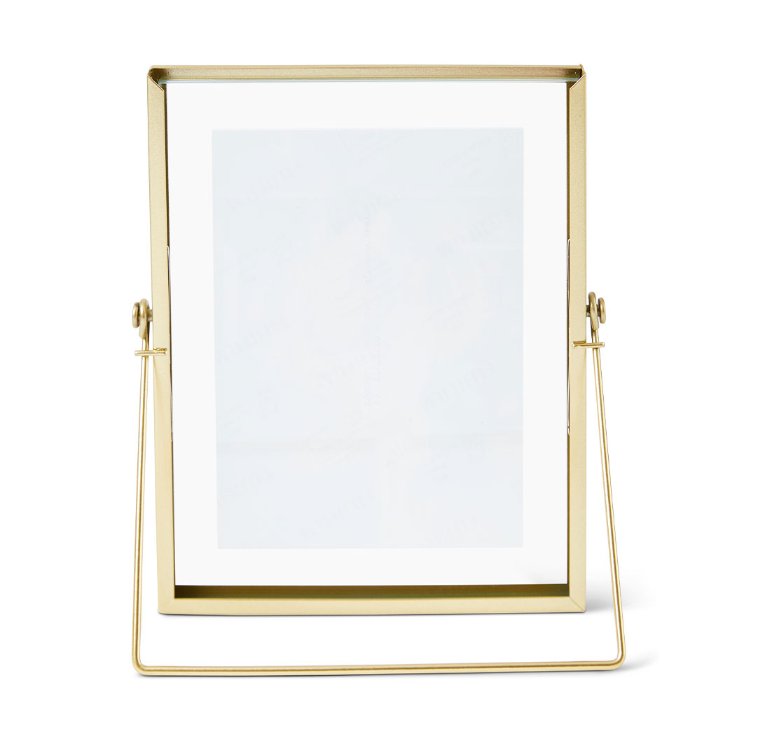 5x7 Gold Metal Frame