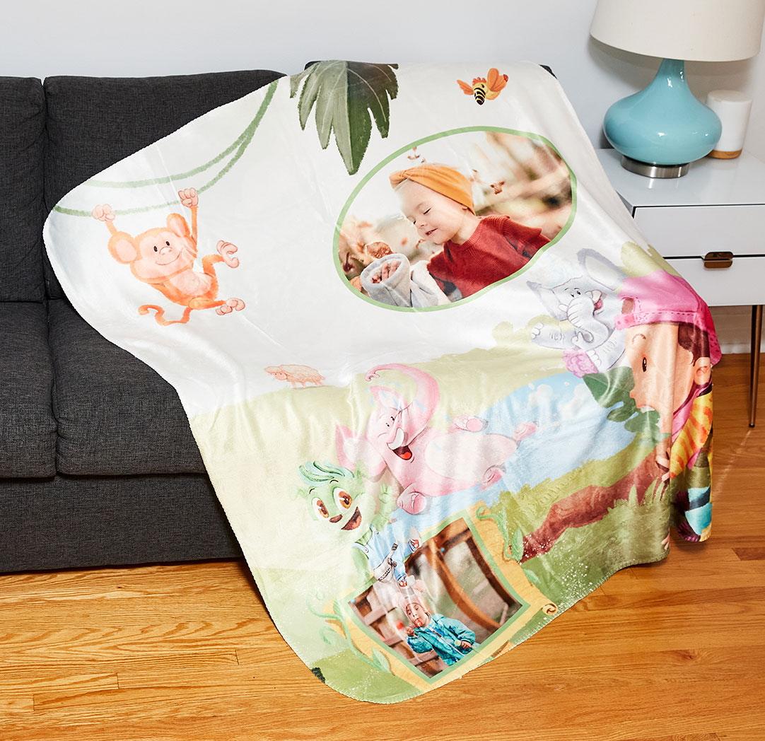 Couverture Sherpa Monde des étincelles de 50 x 60 po