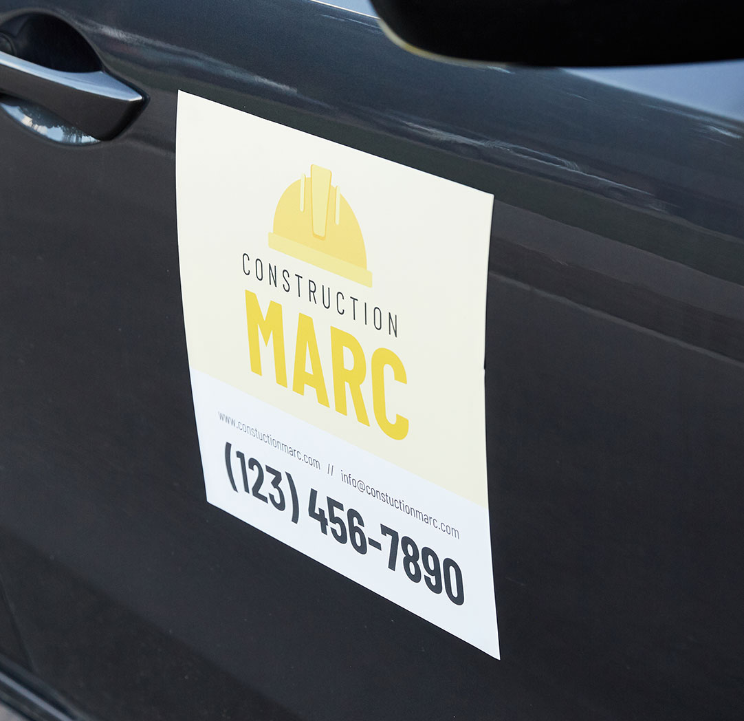 Aimant pour véhicule de 12 x 12 pouces