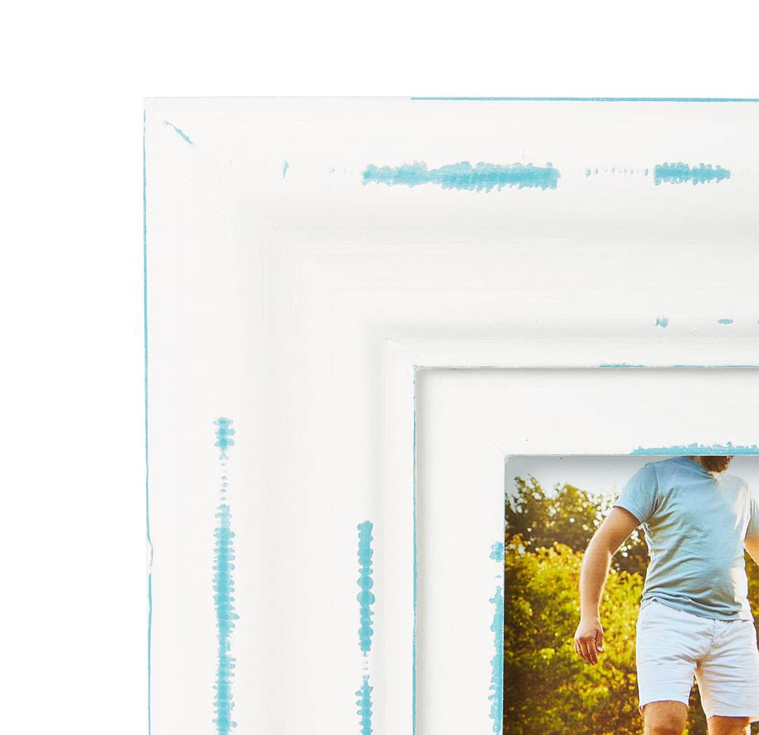 4x6 White Distressed Frame (10)