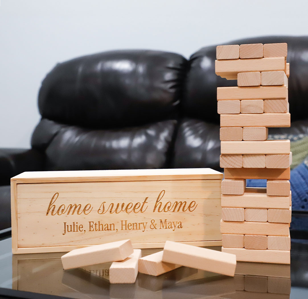 Personalized Block Tower Game