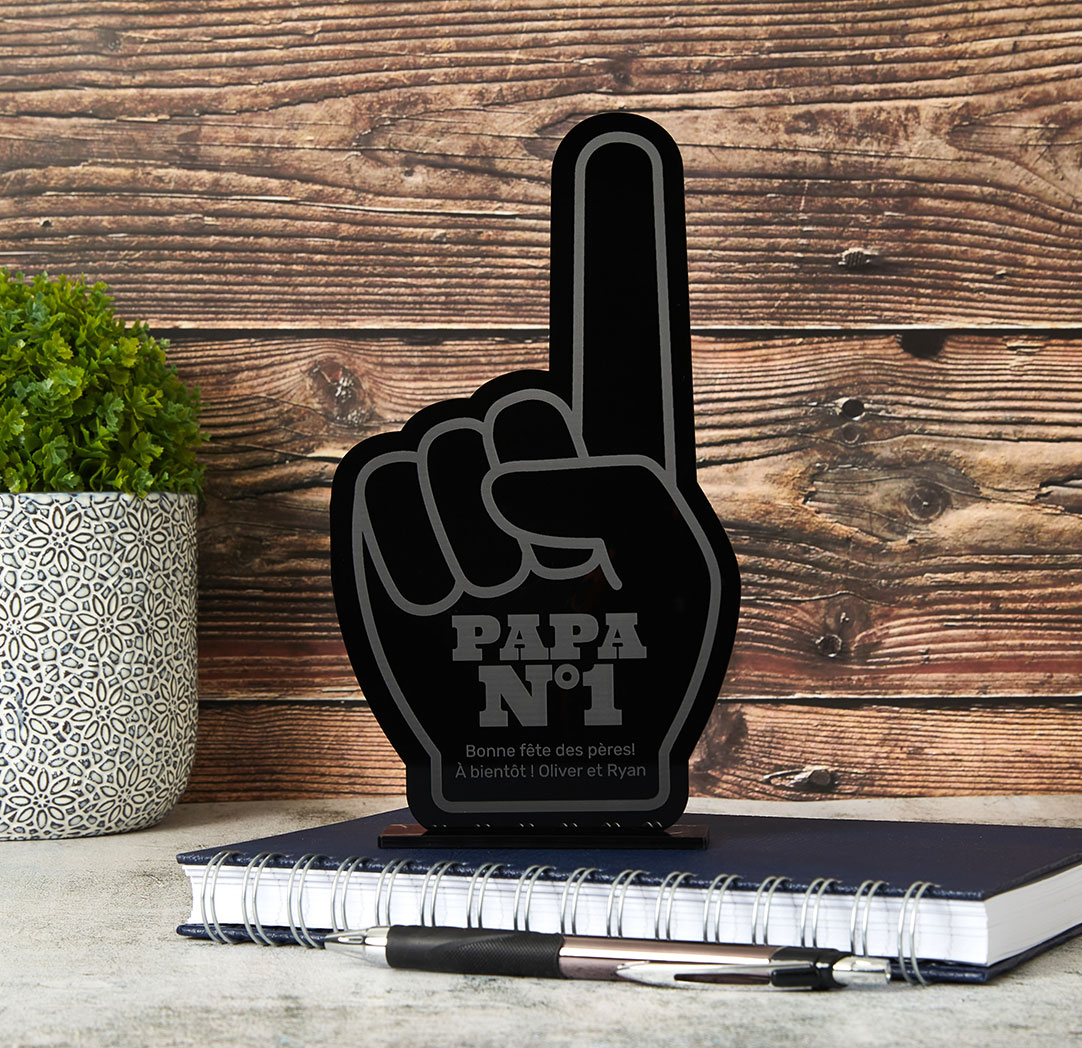 Doigt en acrylique - Noir