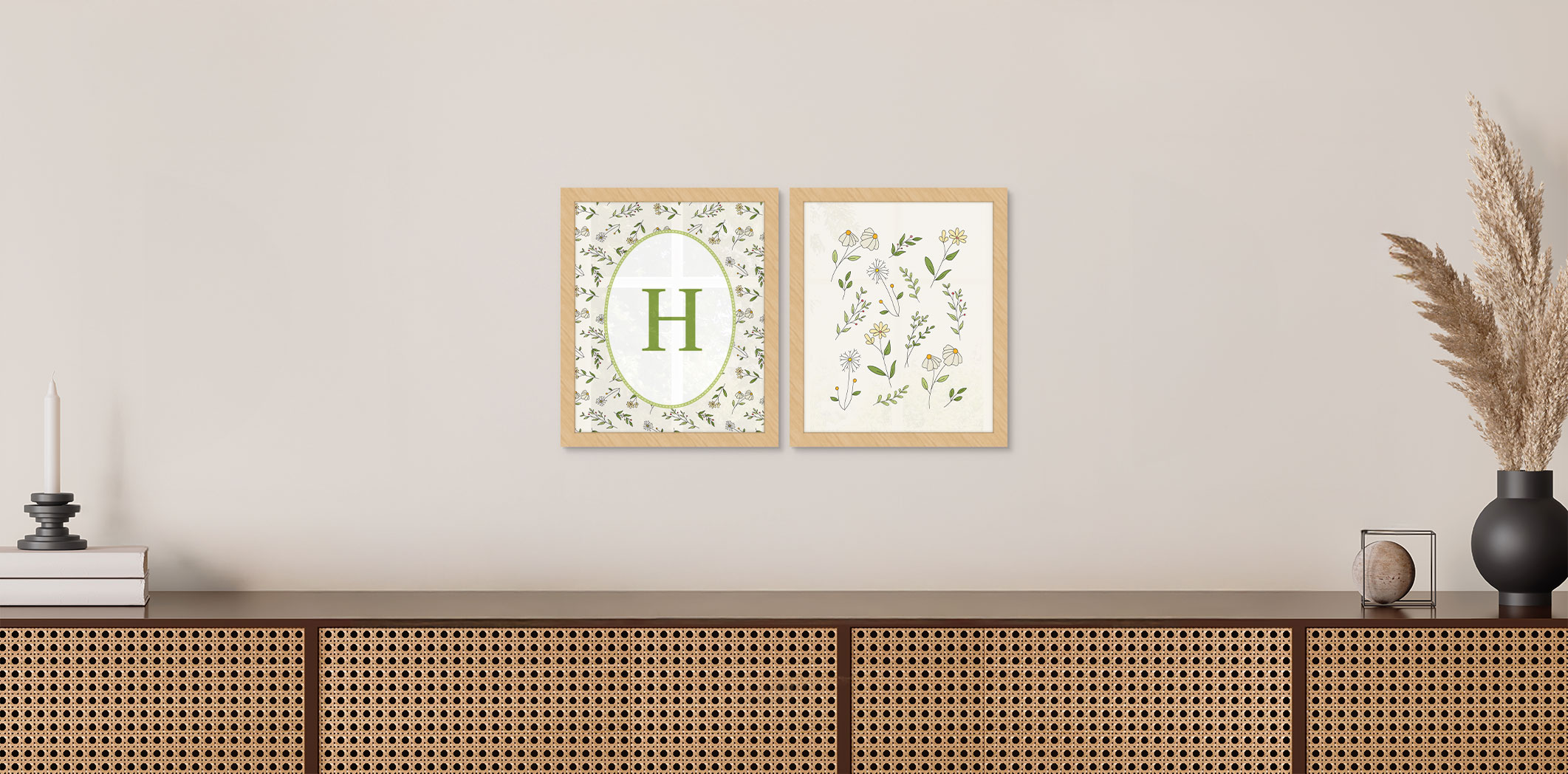 Set of 2 - Themed 8x10 Wood Frames