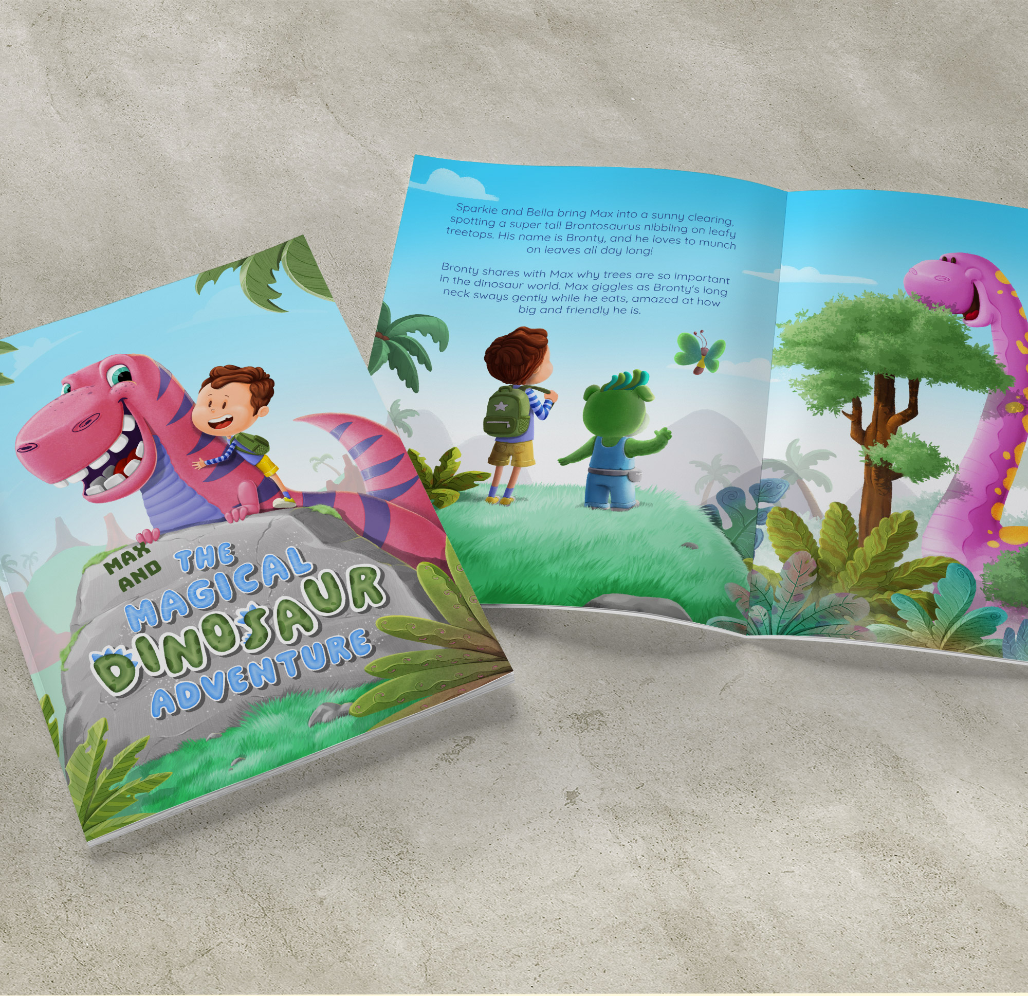 8.5x11 Sparks World Soft Cover Storybook