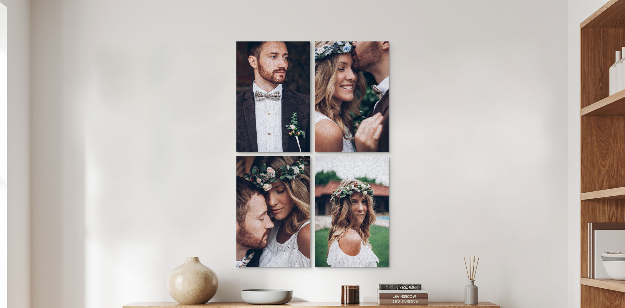 Photos sur toile économiques de 20 x 30 po  - Ensemble de 4