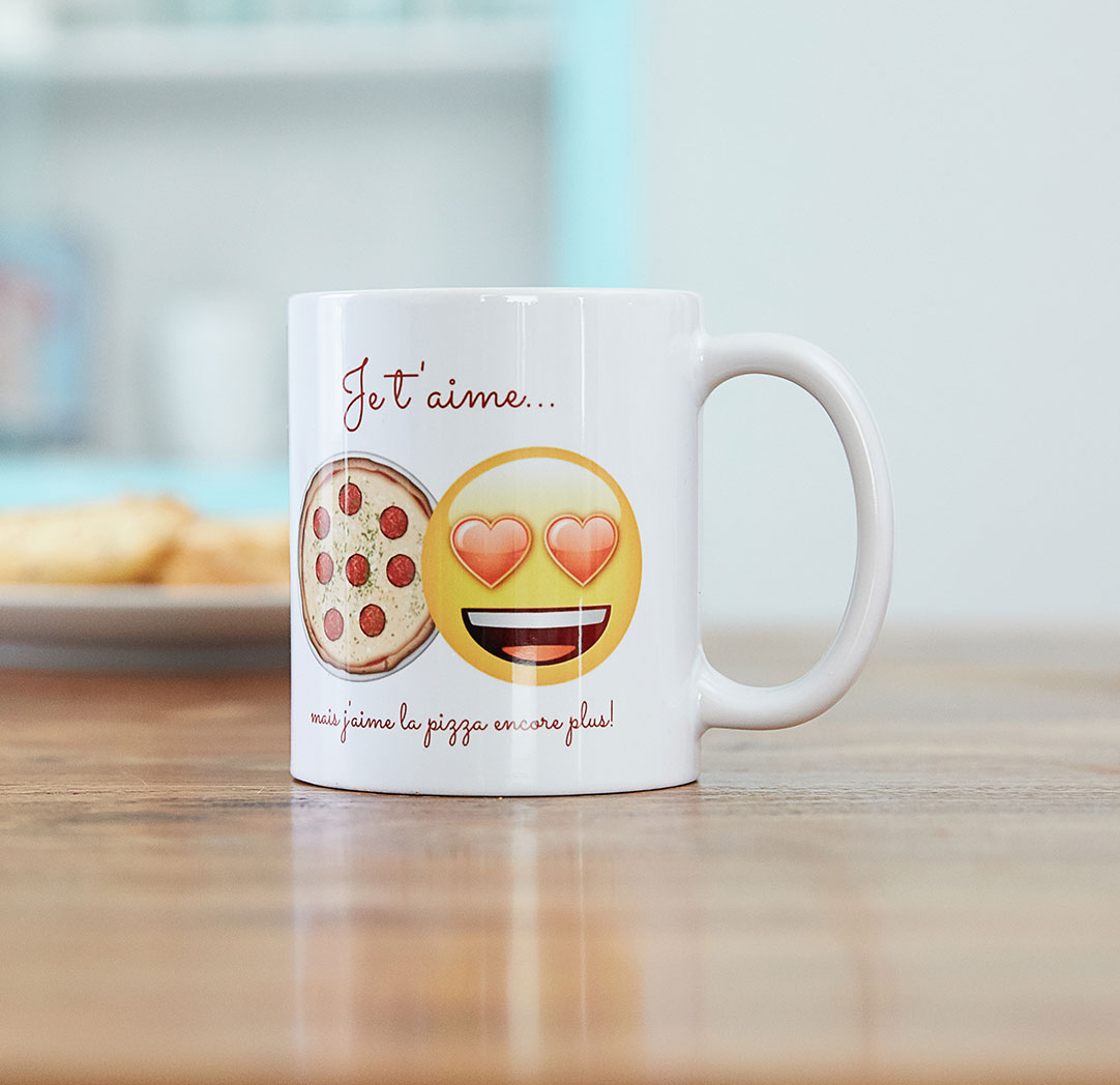 Tasse avec émojis de 11 onces