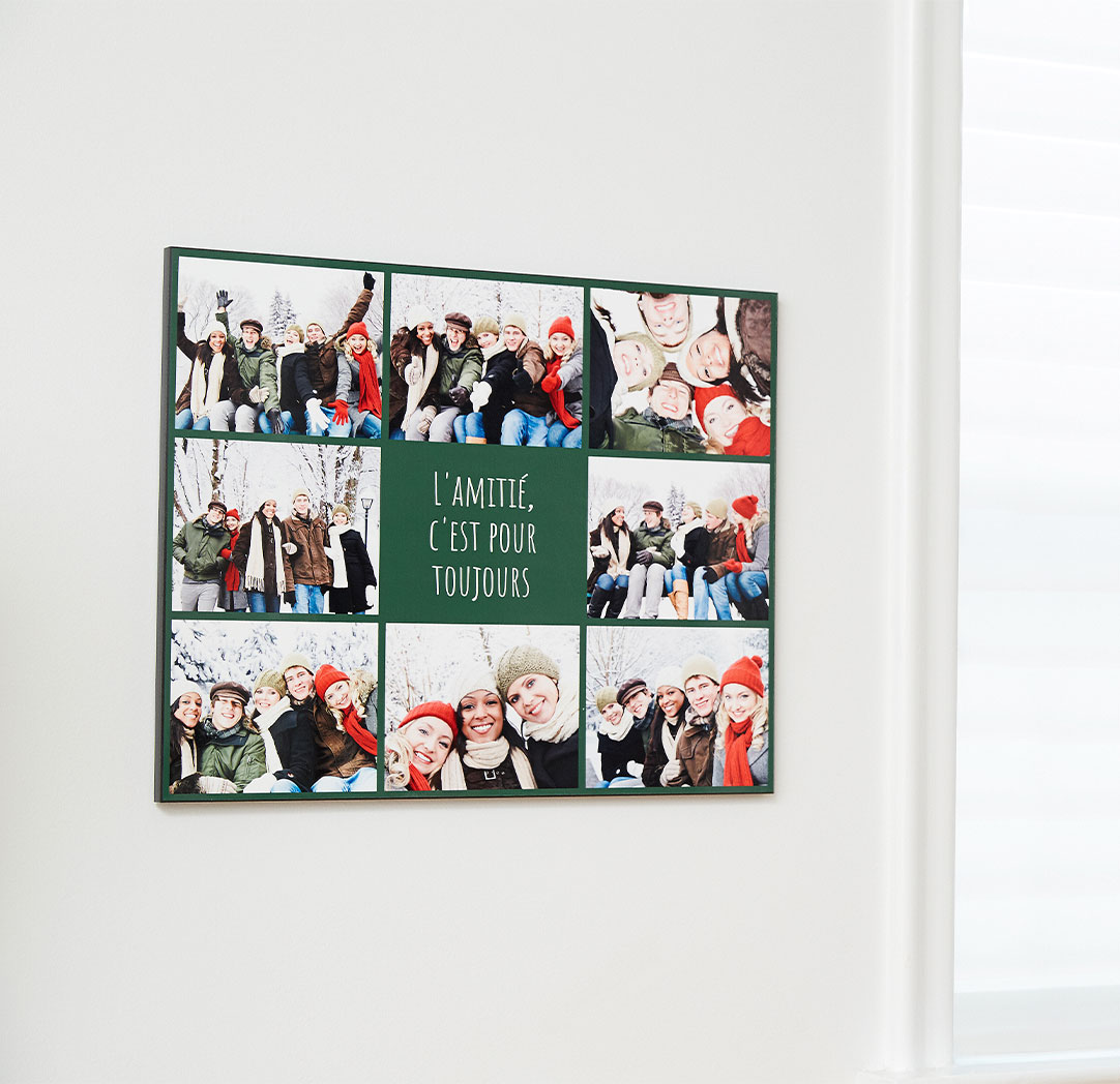 Photo sur plaque de bois de 16 x 20 po