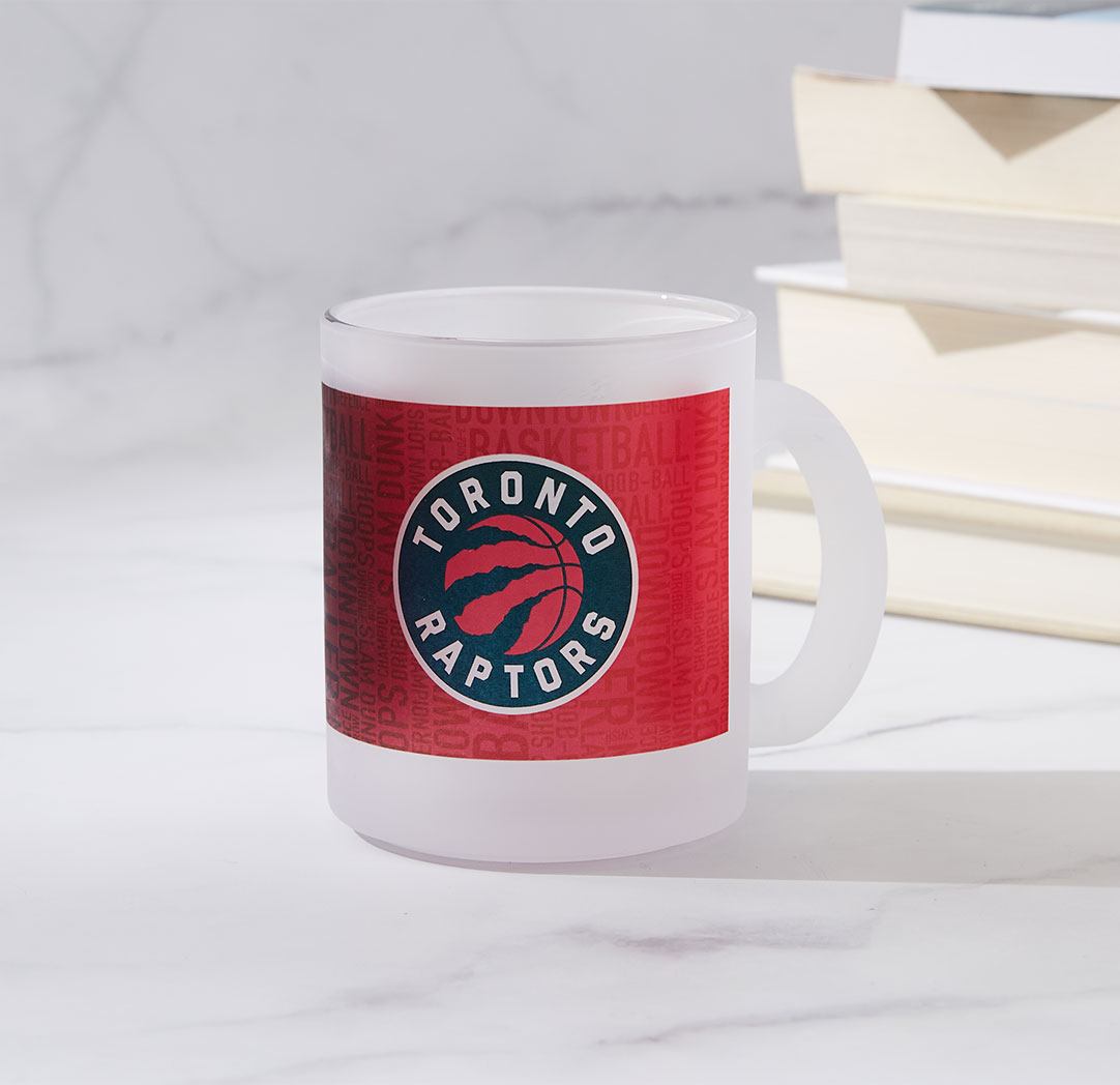 Tasse de 10 oz NBA en verre givré