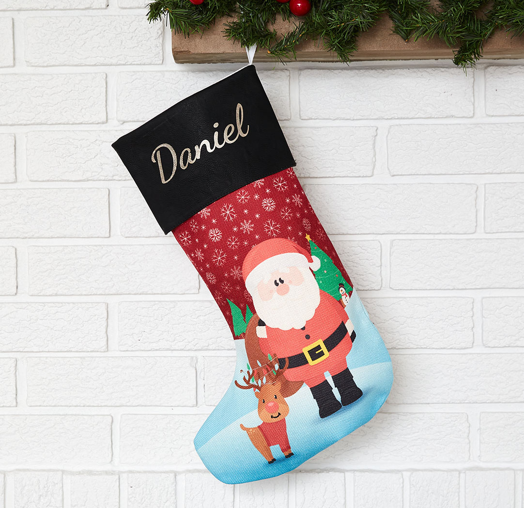 Personalized Stocking - Santa