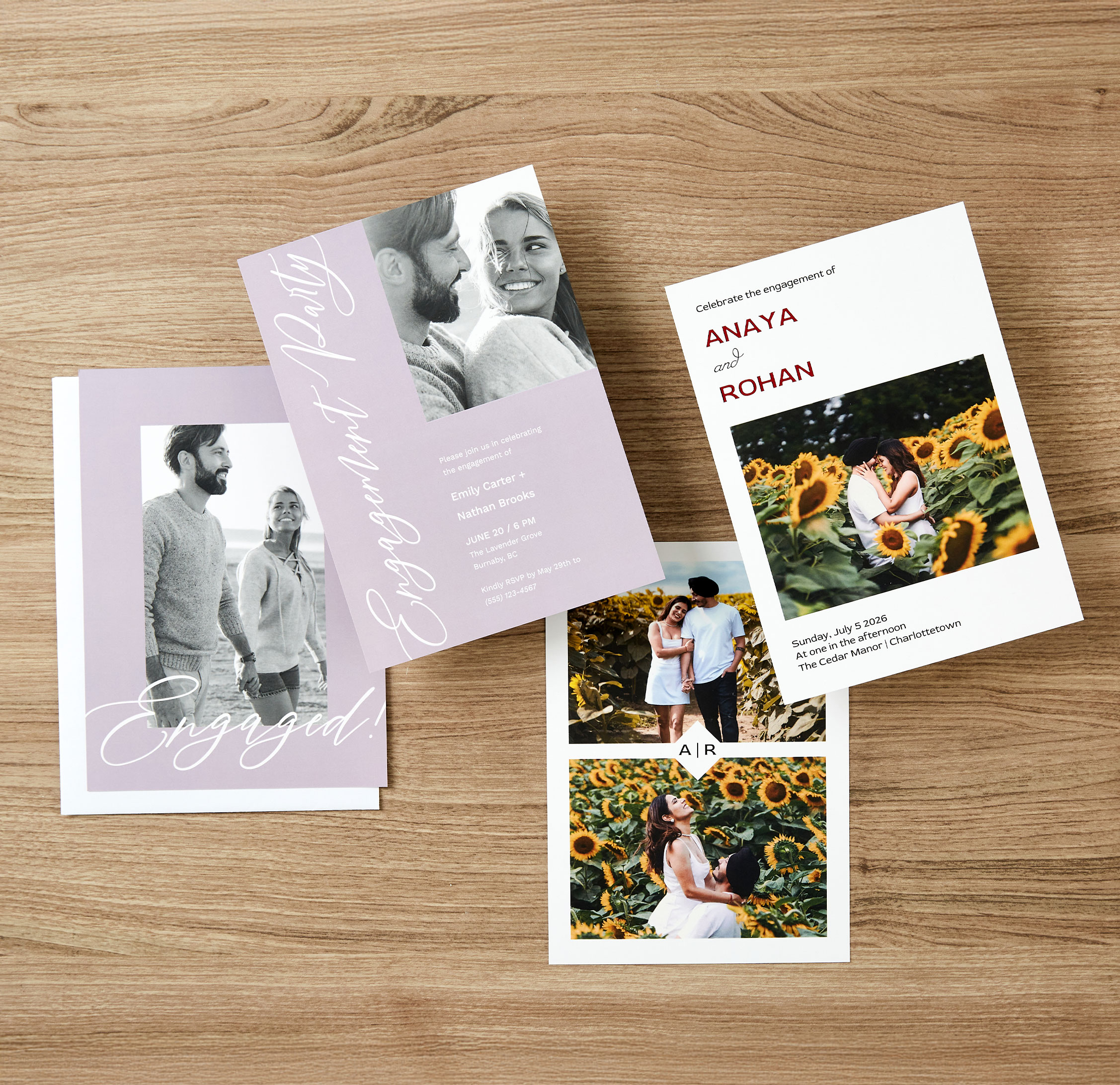 5x7 Engagement Party Invitations