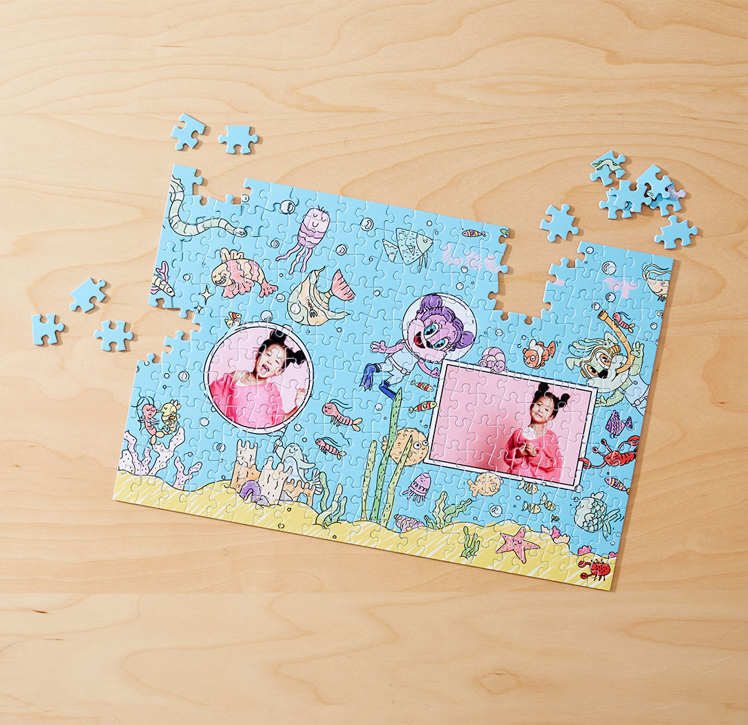 Casse-tête Monde des étincelles de 9,5 x 14 po (252 pièces) 