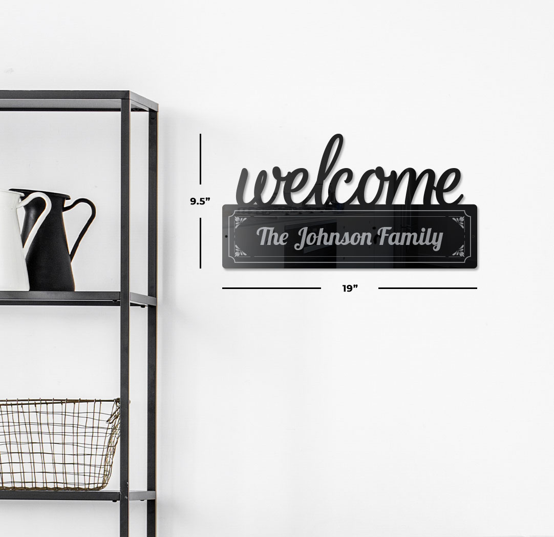 Welcome Sign 19"