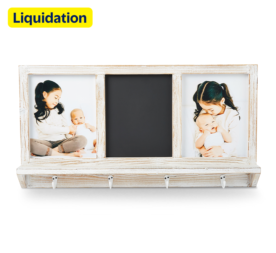 Étagère à crochets avec ardoise 8 x 10 (2)