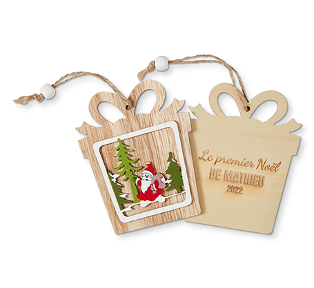 Décoration personnalisée en bois - Cadeau