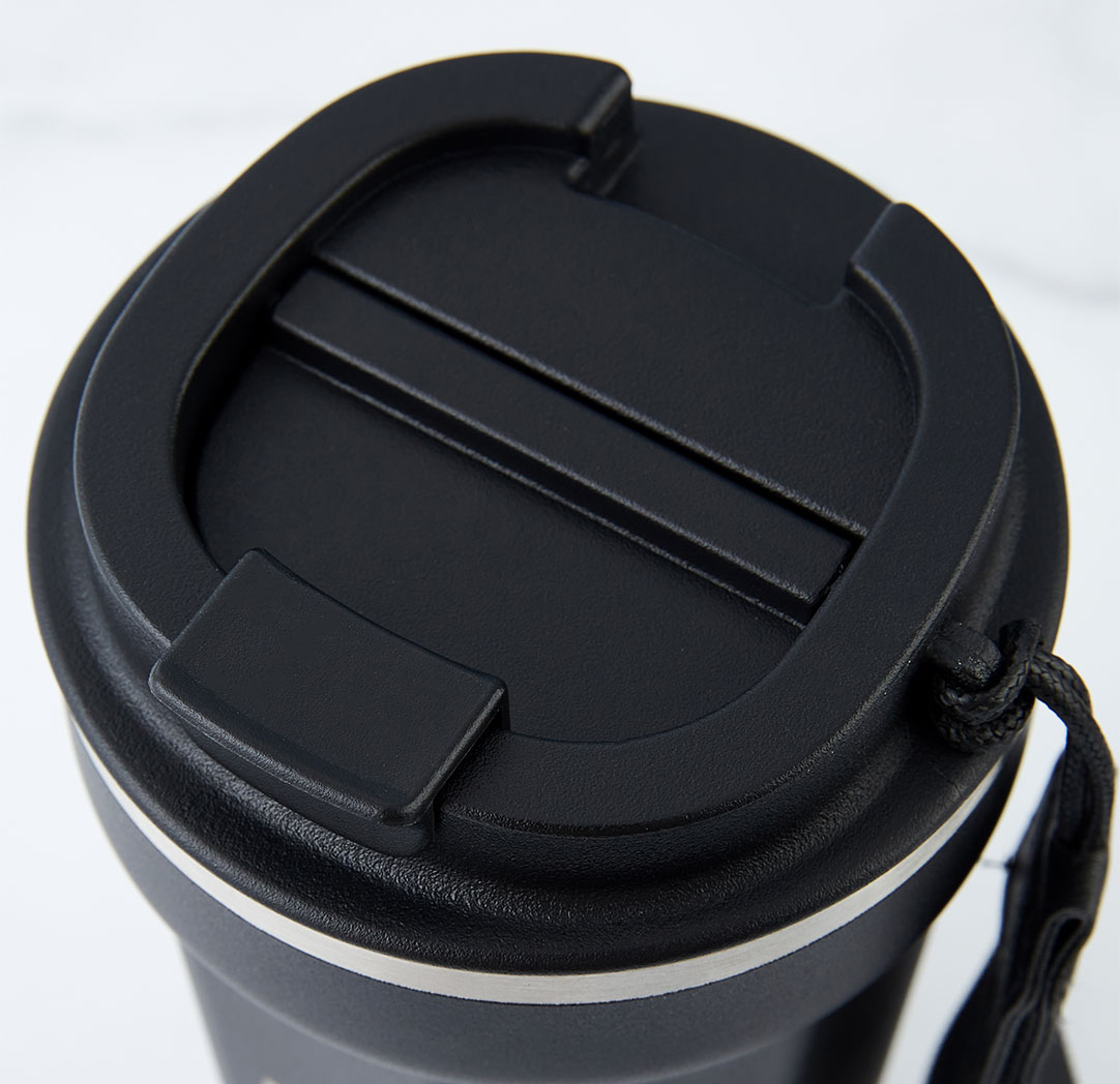 510ml Black Personalized Coffee Tumbler