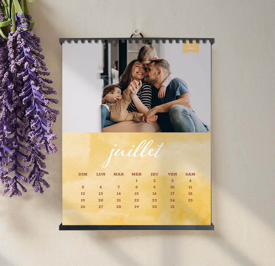 Calendriers prêts le lendemain