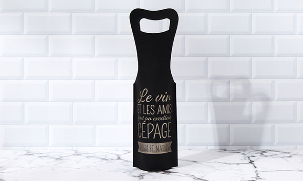 Sac pour bouteille de vin personnalisé