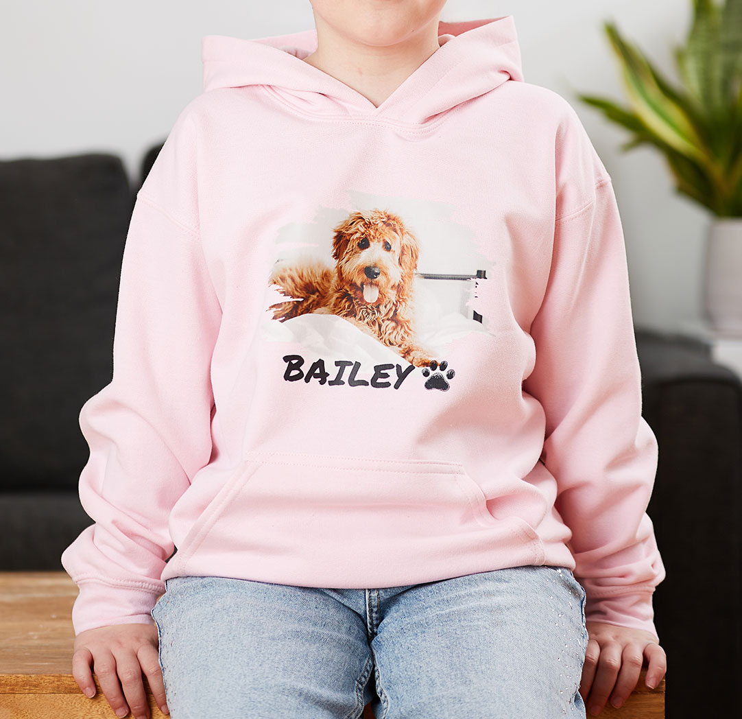 Youth Hoodie - Pink (L)