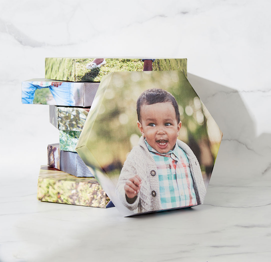 Photo sur toile hexagonale