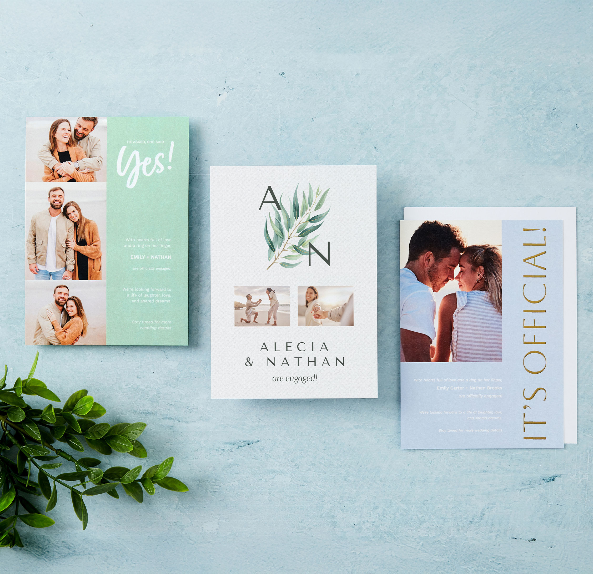 5x7 Engagement Announcements