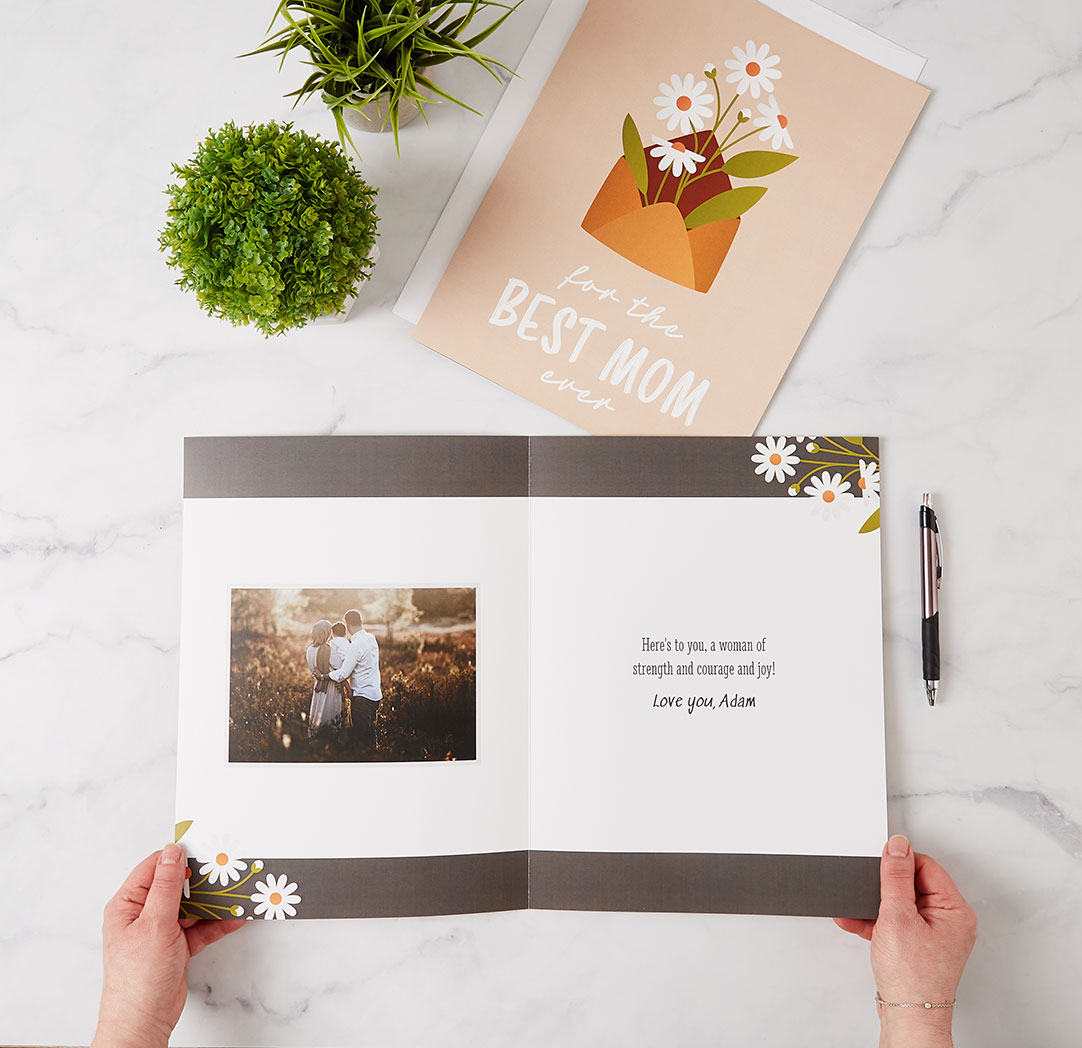 9x12 Folded Soft Touch Greeting Cards