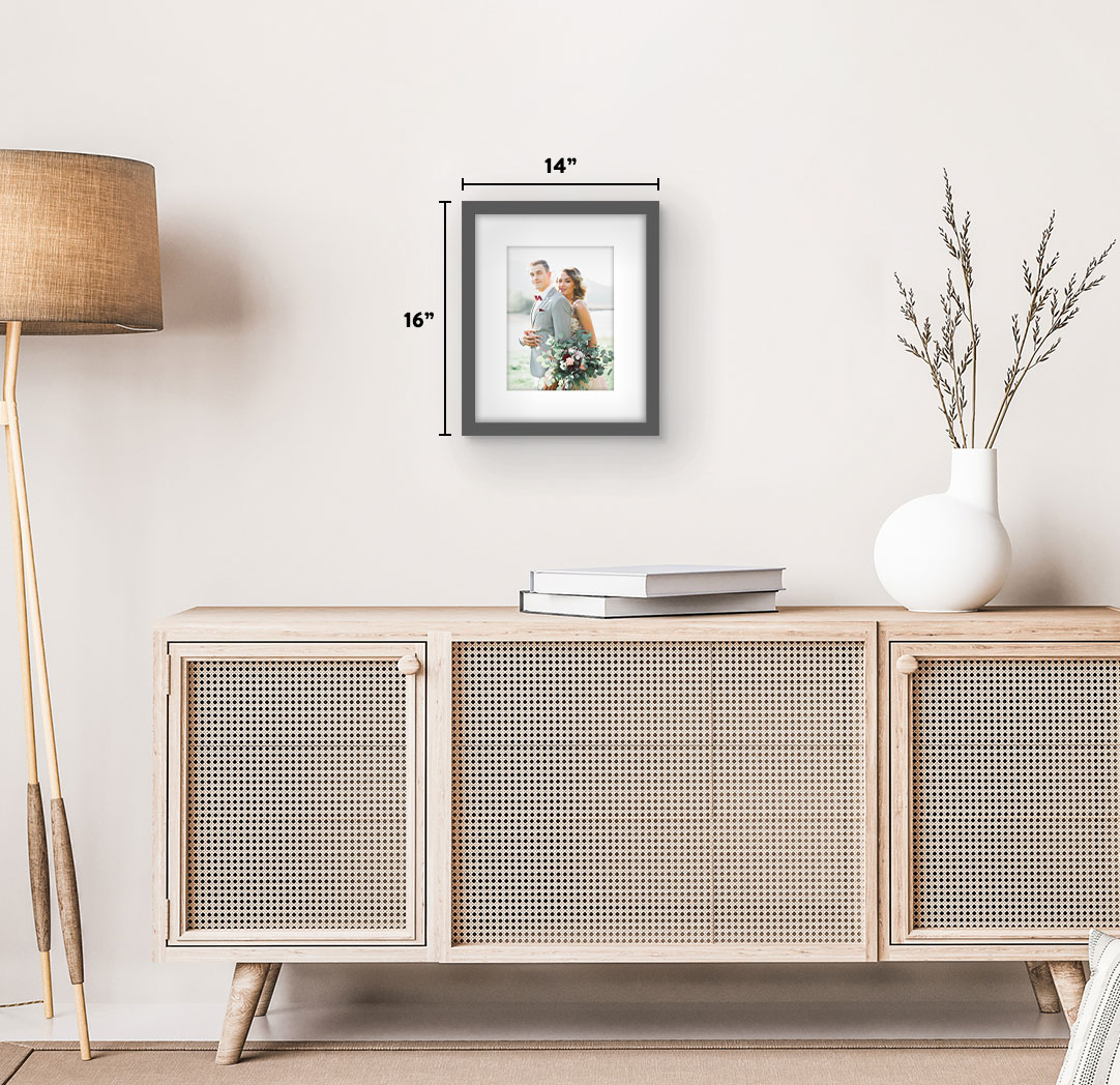 8x10 Grey Framed Spark Poster