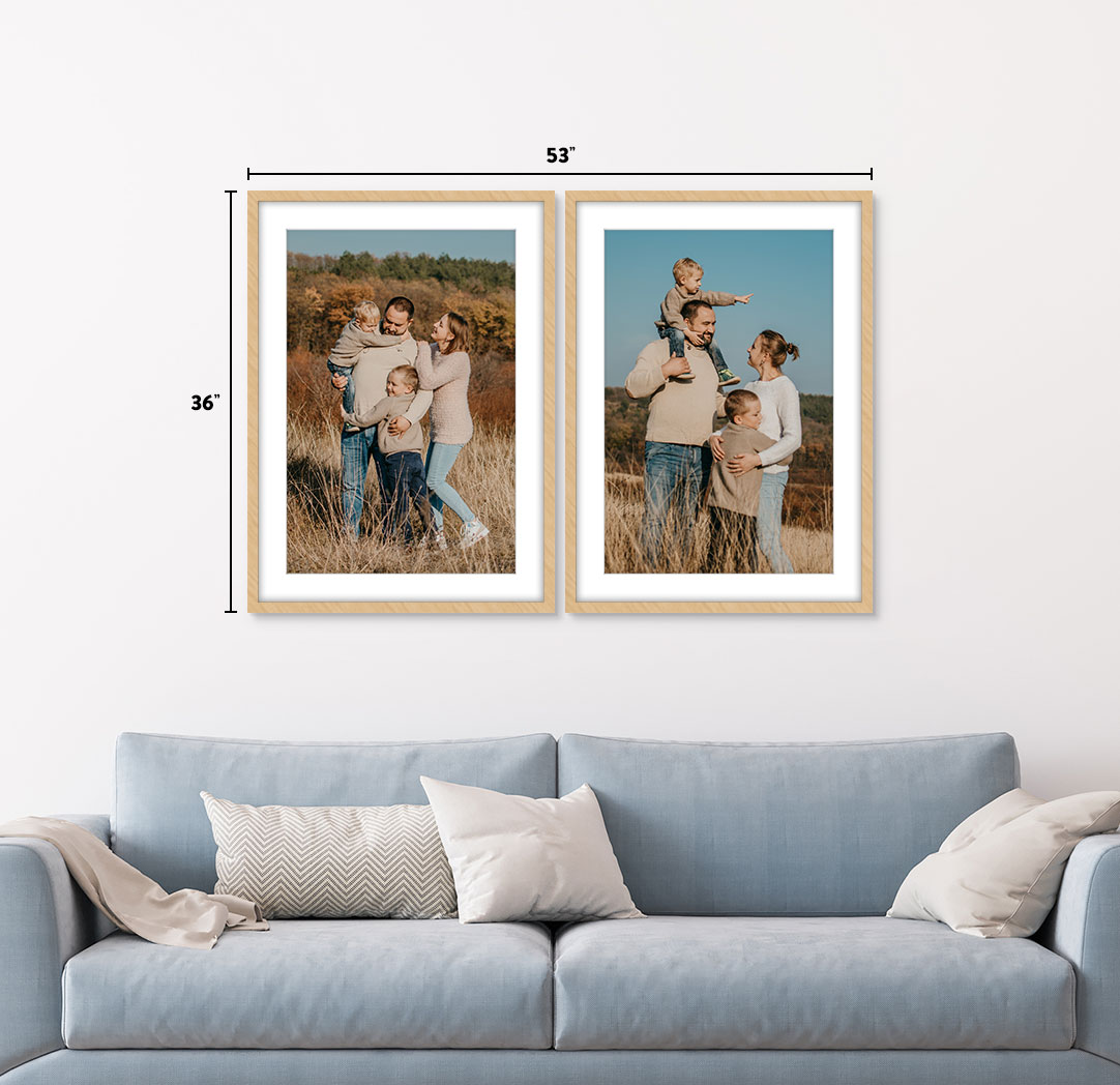 20x30 Wood - Set of 2