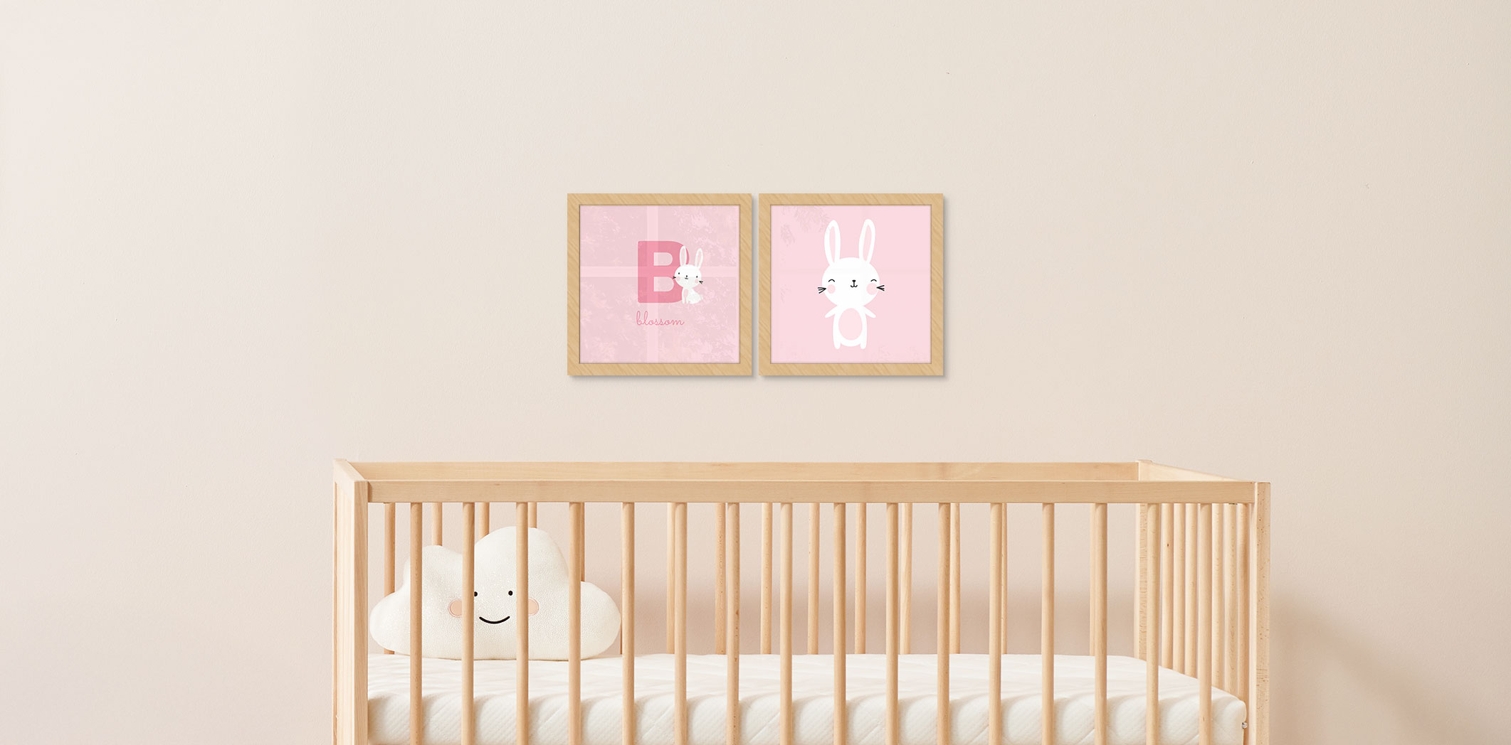 Set of 2 - Themed 8x8 Wood Frames
