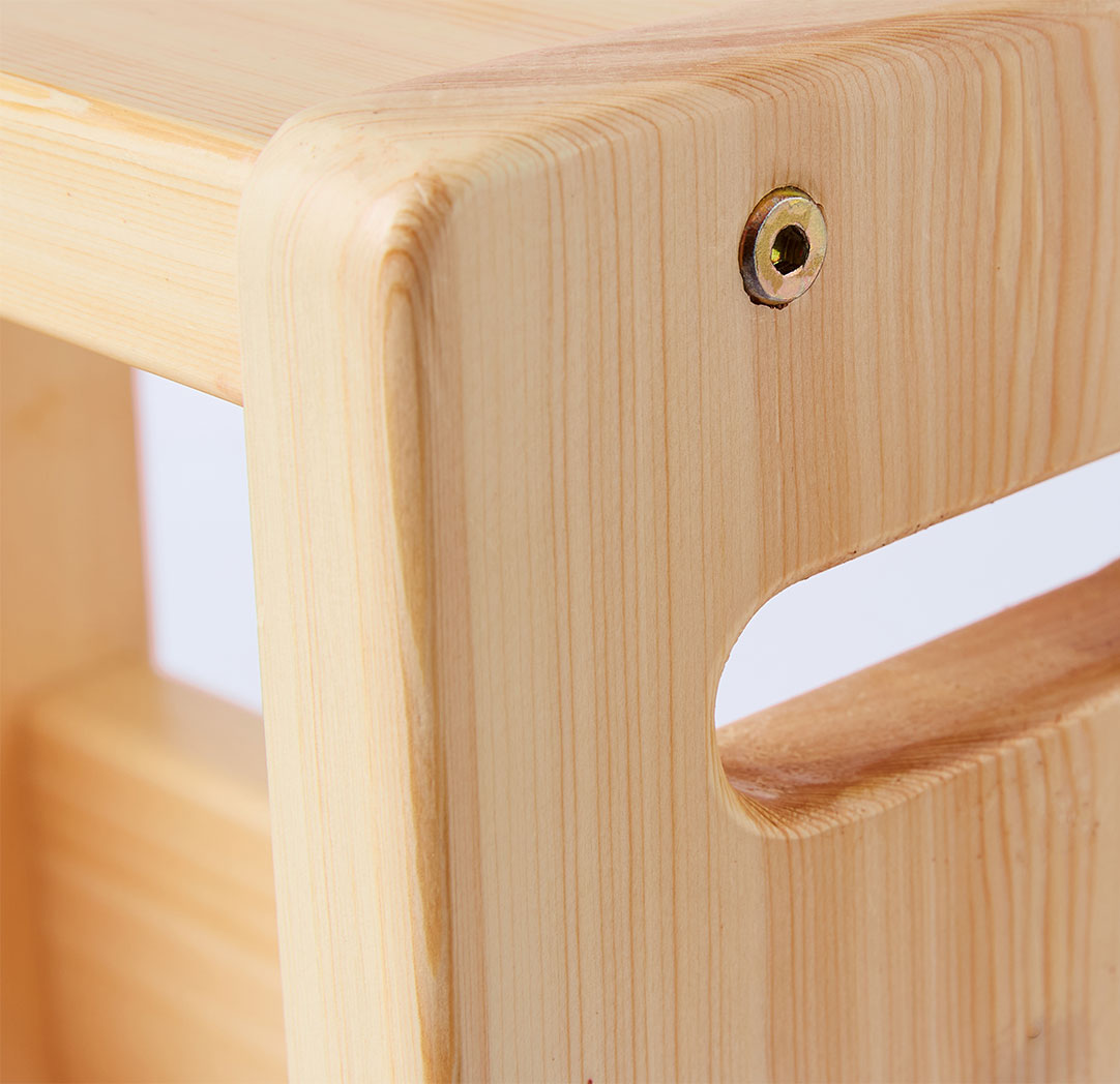 Marchepied personnalisé en bois