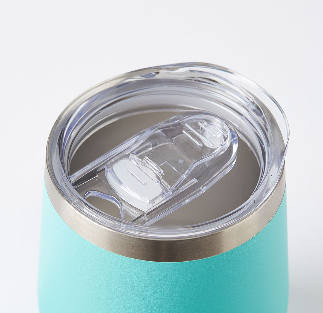 12oz. Teal Personalized Wine Tumbler