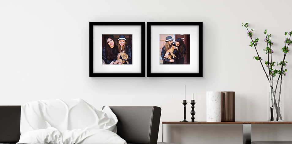 12x12 Black - Set of 2