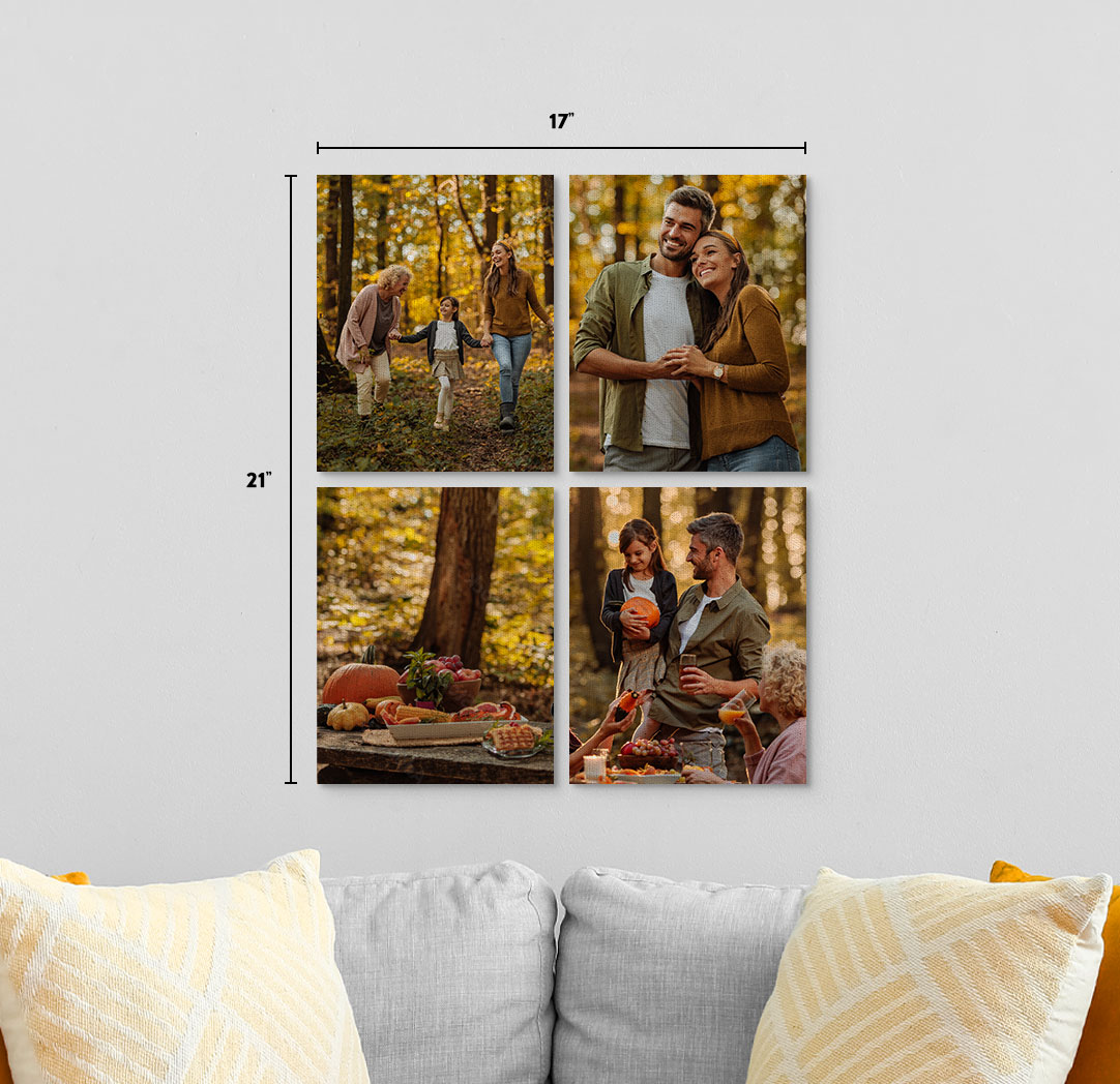 8x10 Premium Canvas - Set of 4