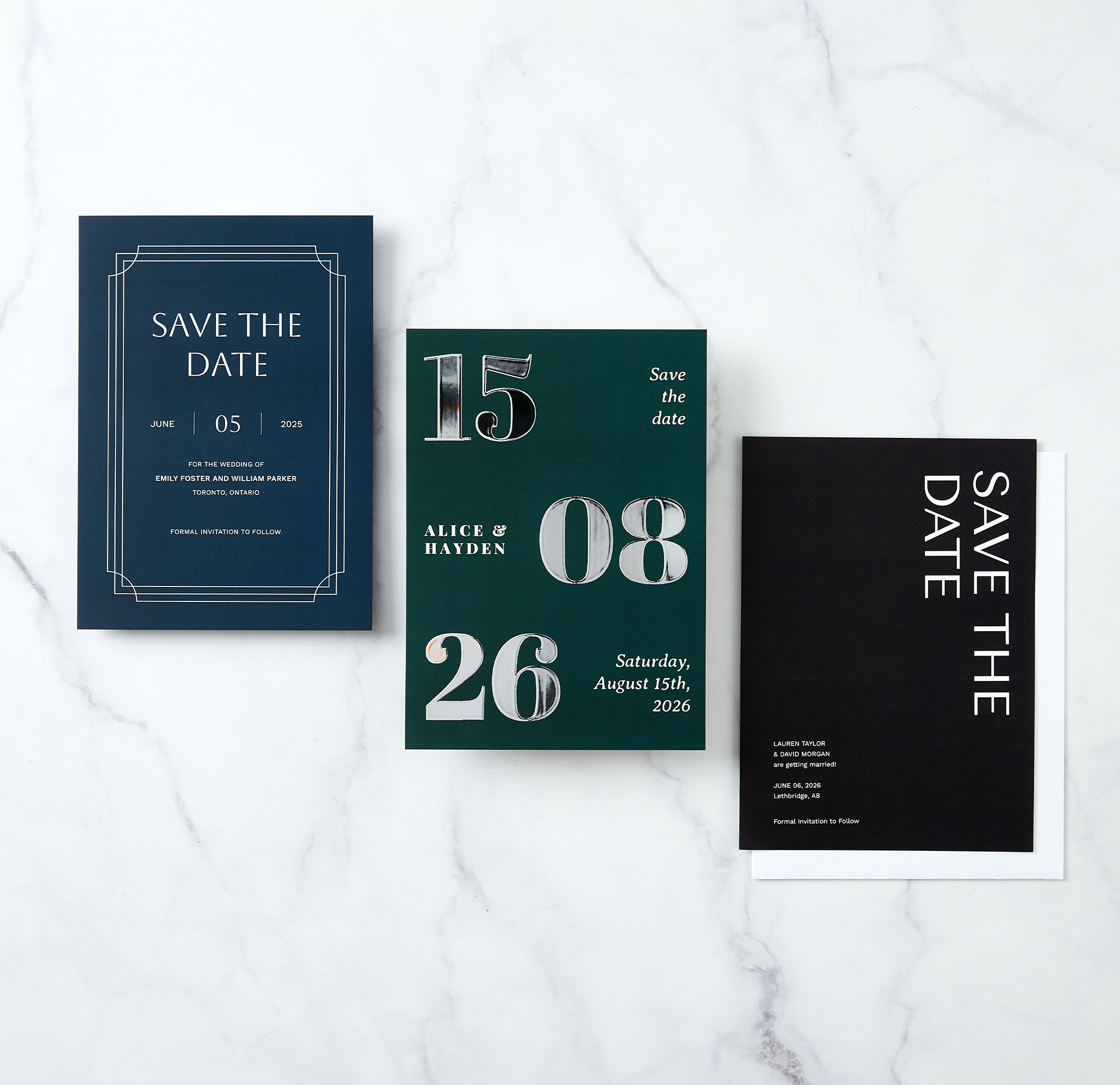 5x7 Soft Touch Save the Dates