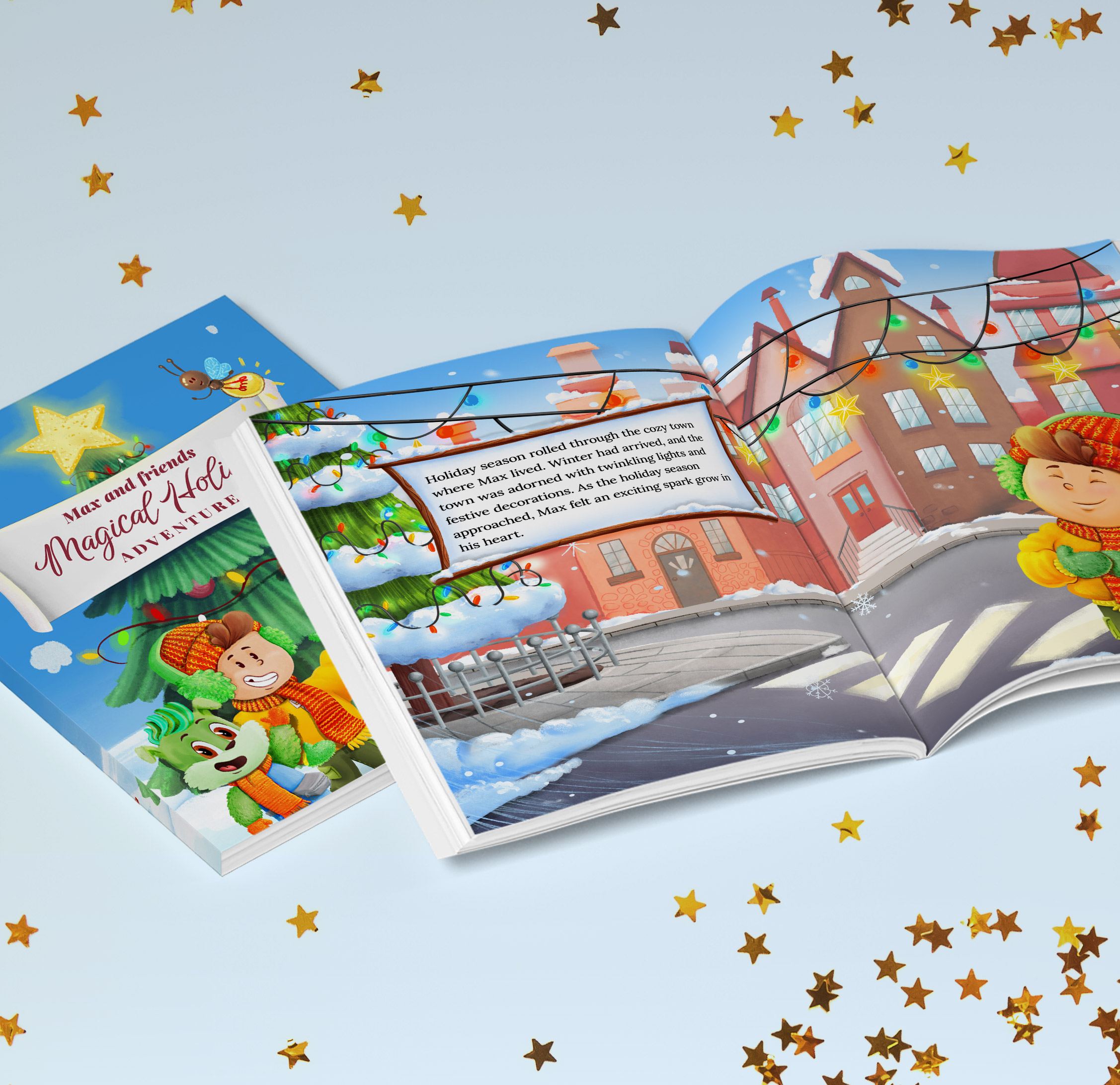 8.5x11 Sparks World Soft Cover Storybook