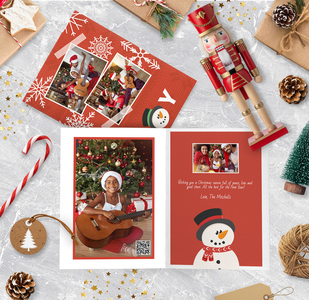 5x7 Folded Video Greeting Cards