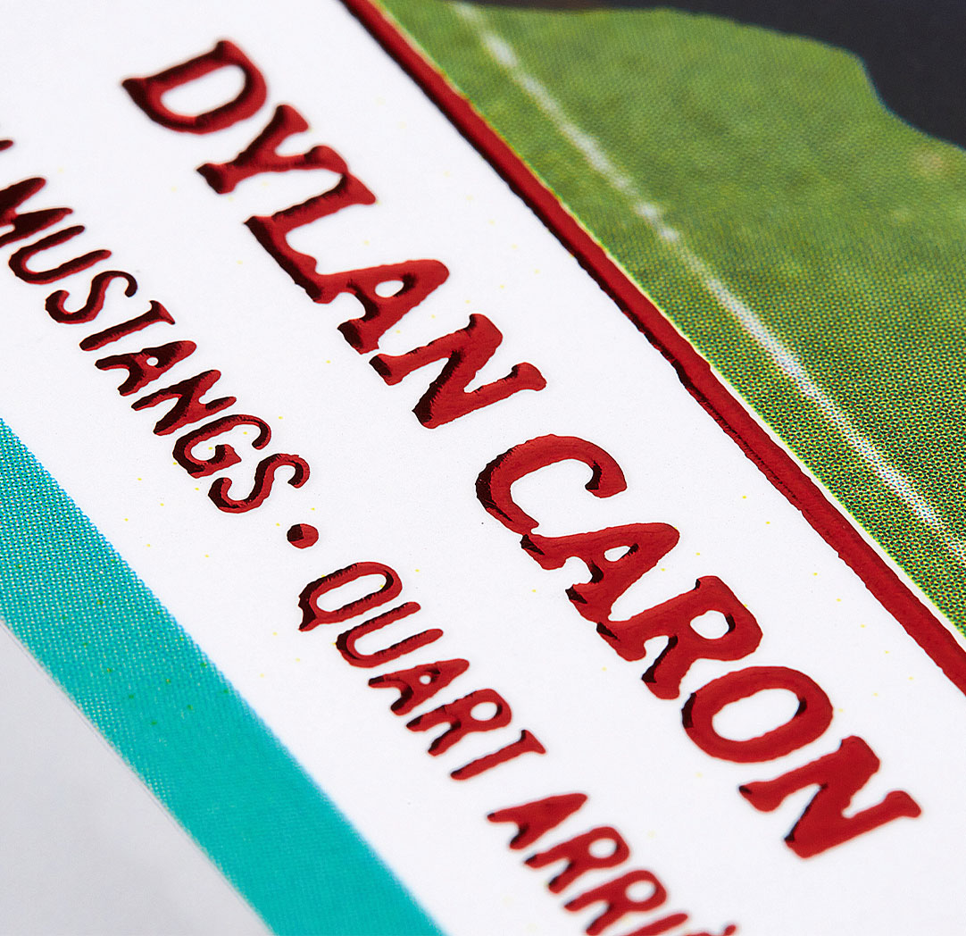 Carte à collectionner personnalisée de 2,5 x 3,5 po