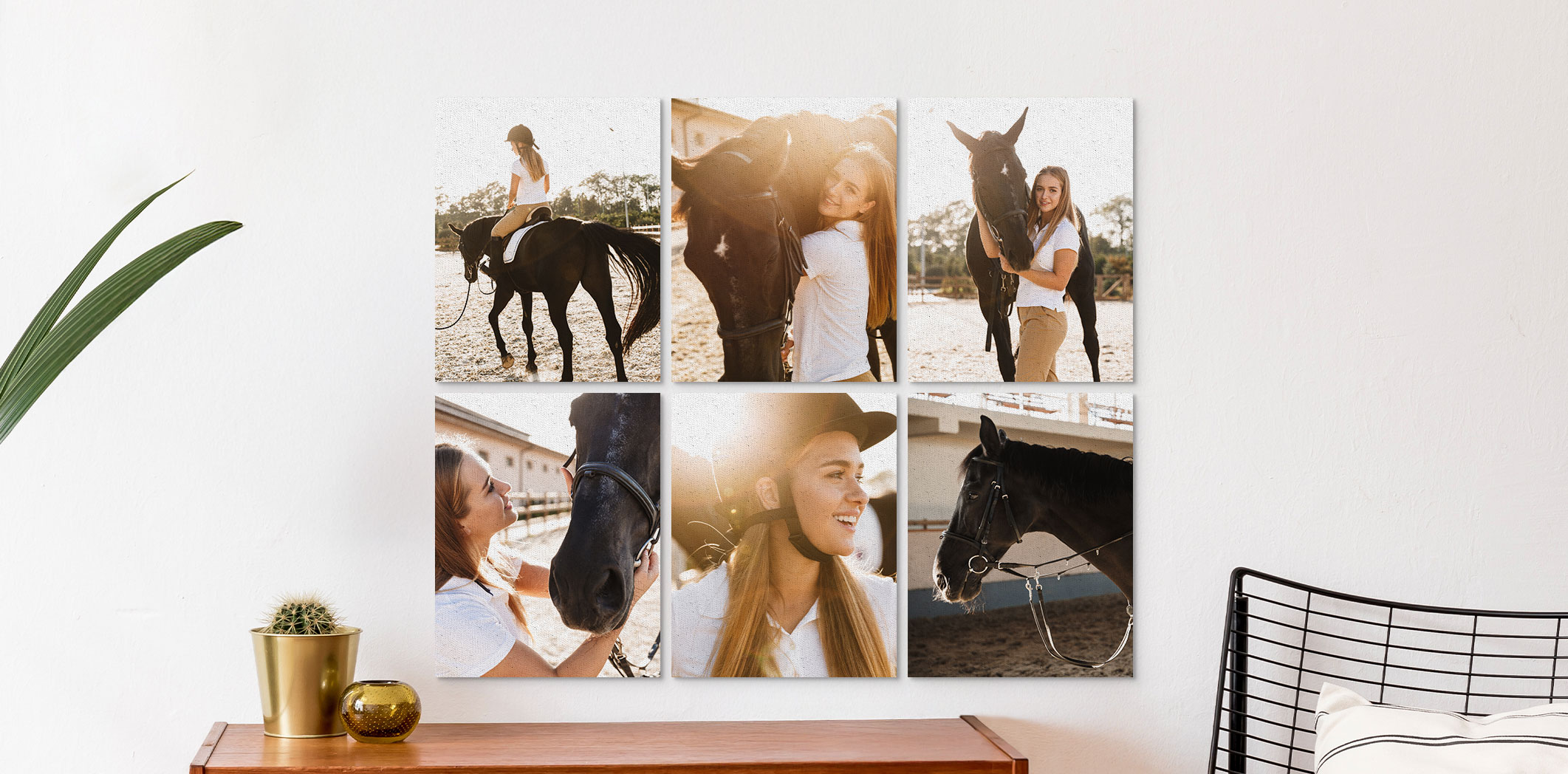 Photo sur toile prestige 16 x 20 po - Ensemble de 6