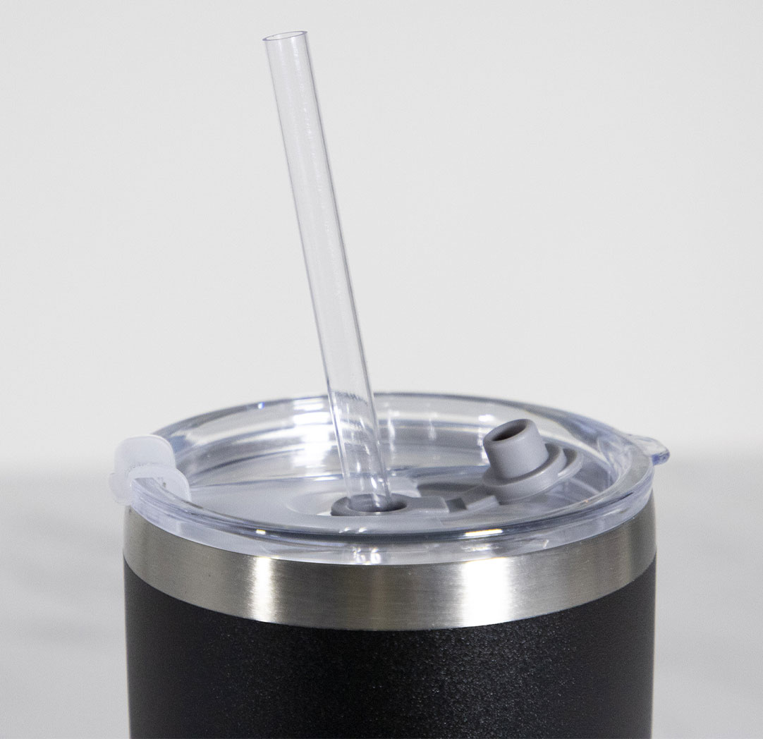 Verre de voyage conique personnalisé blanc (600 ml)