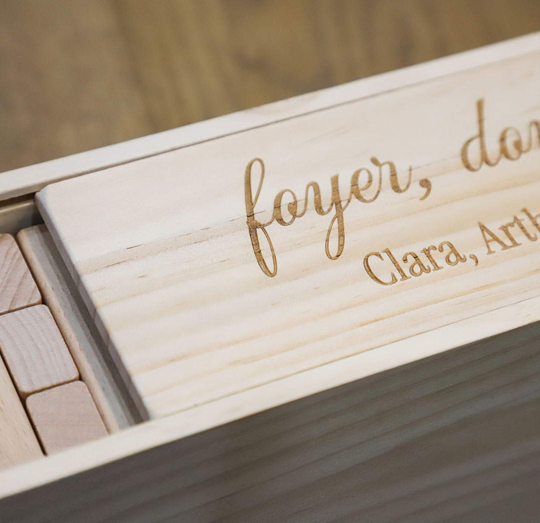 Jeu de tour de blocs personnalisé