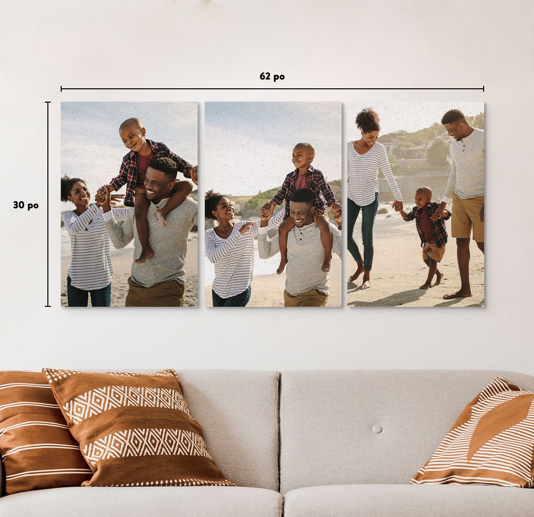 Photos sur toile économiques de 20 x 30 po  - Ensemble de 3
