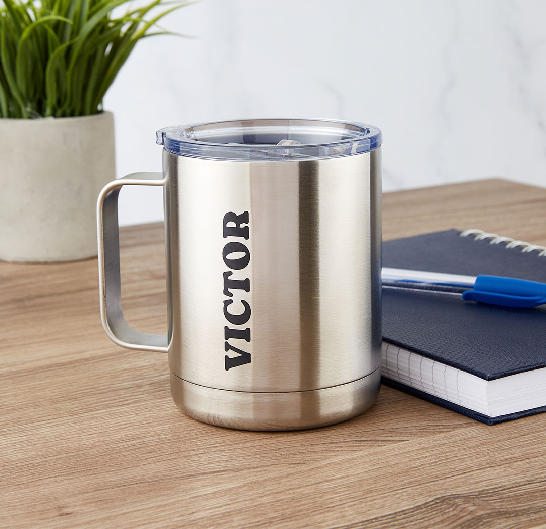 Tasse de voyage personnalisée en acier inoxydable de 300 ml